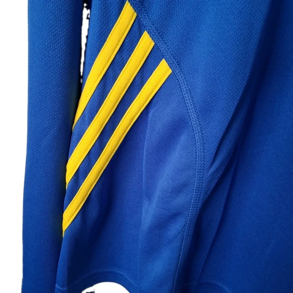 NOS Adidas 2014 Boston Marathon Long Sleeve Shirt Men's Medium Blue Climalite